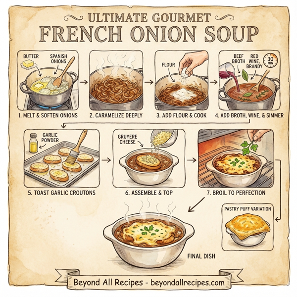 Ultimate Gourmet French Onion Soup instructions