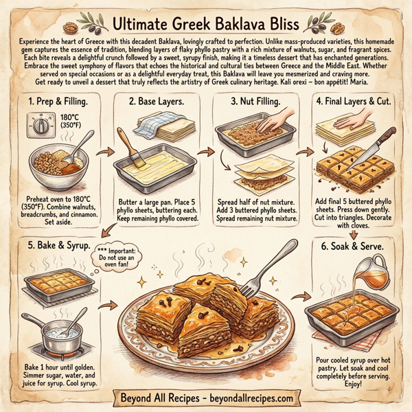 Ultimate Greek Baklava Bliss instructions