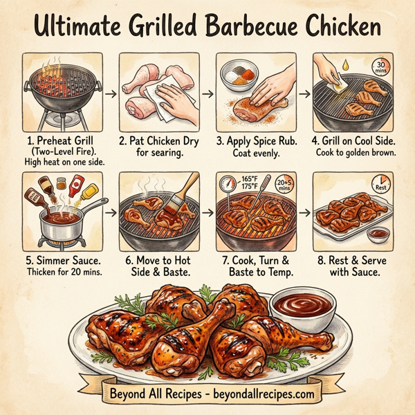Ultimate Grilled Barbecue Chicken instructions
