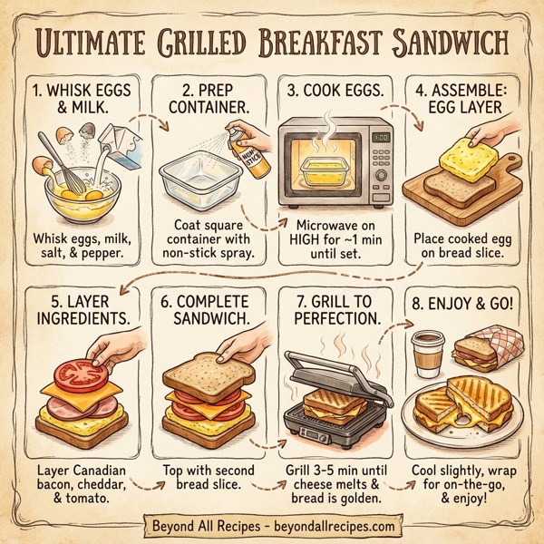 Ultimate Grilled Breakfast Sandwich instructions
