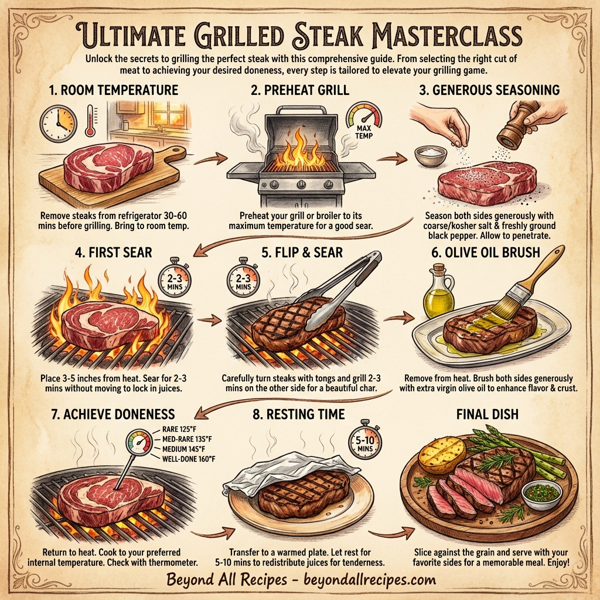Ultimate Grilled Steak Masterclass instructions
