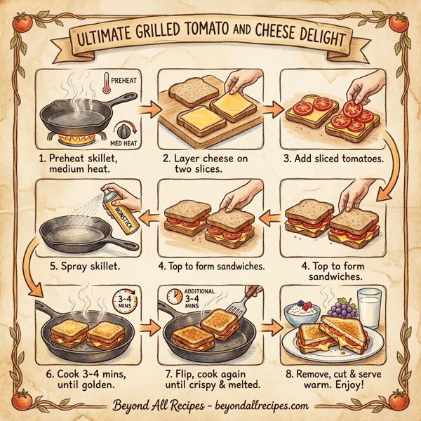 Ultimate Grilled Tomato and Cheese Delight instructions