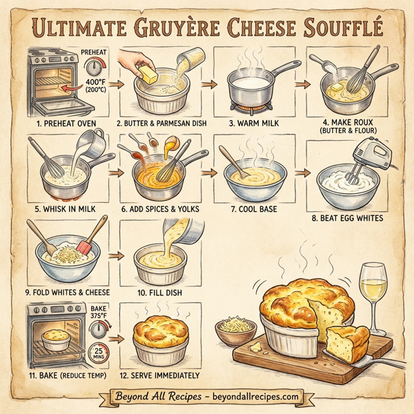 Ultimate Gruyère Cheese Soufflé instructions