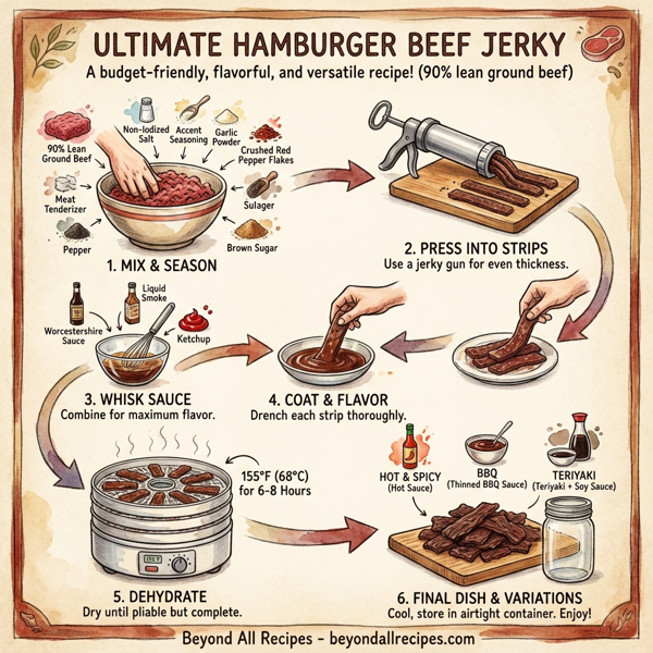 Ultimate Hamburger Beef Jerky instructions