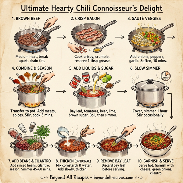 Ultimate Hearty Chili Connoisseur's Delight instructions