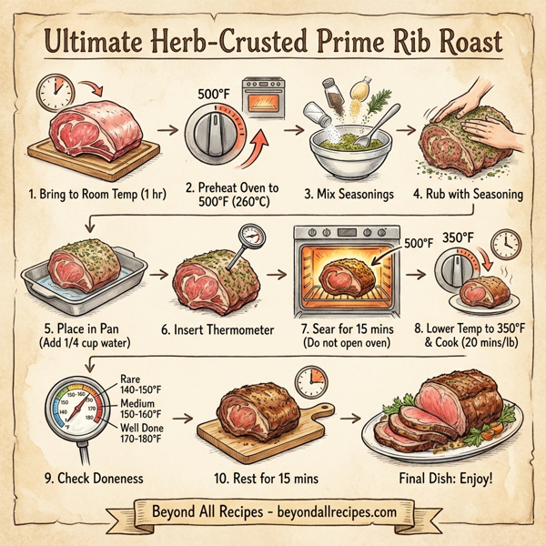 Ultimate Herb-Crusted Prime Rib Roast instructions