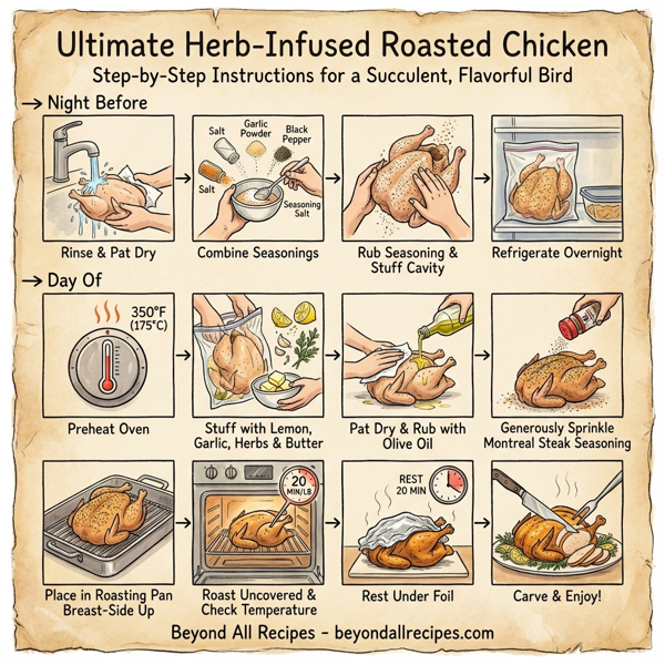 Ultimate Herb-Infused Roasted Chicken instructions