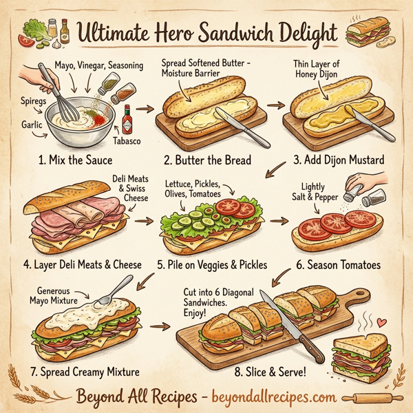 Ultimate Hero Sandwich Delight instructions