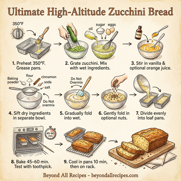 Ultimate High-Altitude Zucchini Bread instructions