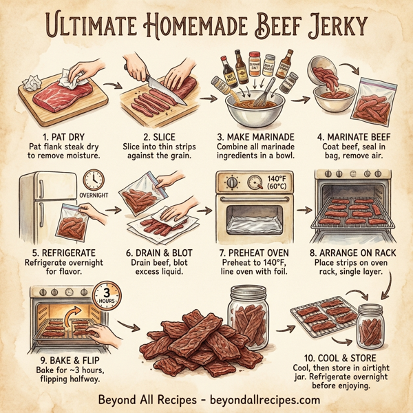 Ultimate Homemade Beef Jerky instructions
