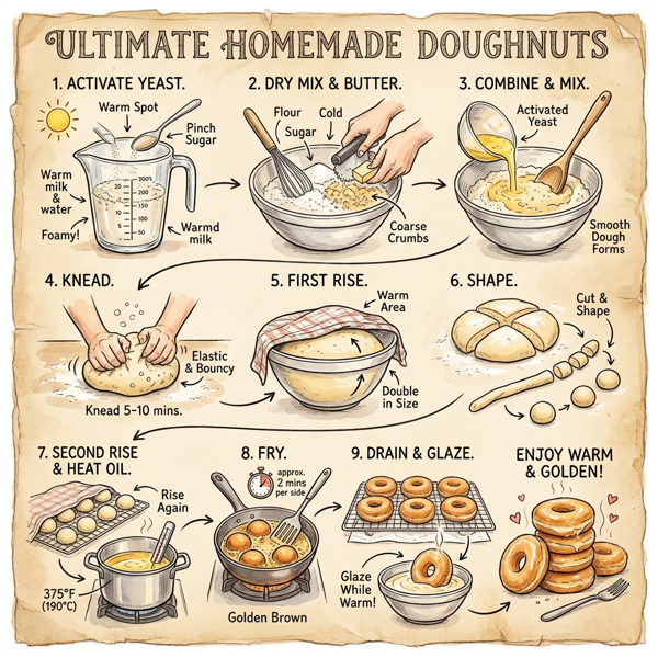 Ultimate Homemade Doughnuts instructions