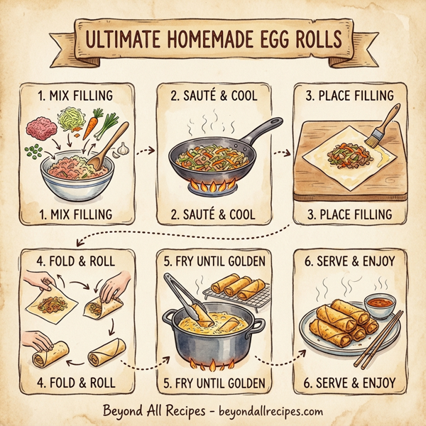 Ultimate Homemade Egg Rolls instructions