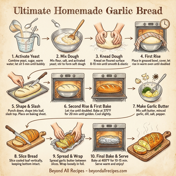 Ultimate Homemade Garlic Bread instructions