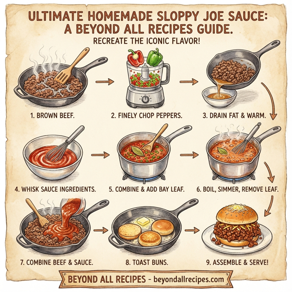 Ultimate Homemade Sloppy Joe Sauce instructions
