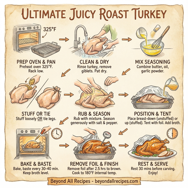 Ultimate Juicy Roast Turkey for Every Occasion instructions