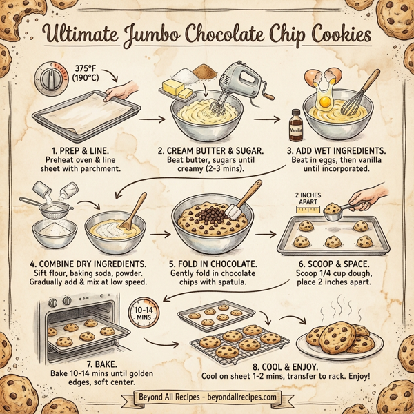 Ultimate Jumbo Chocolate Chip Cookies instructions