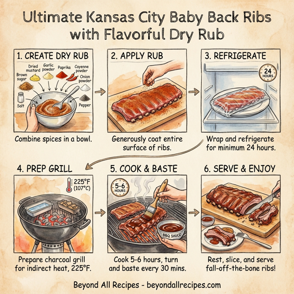 Ultimate Kansas City Baby Back Ribs with Flavorful Dry Rub instructions