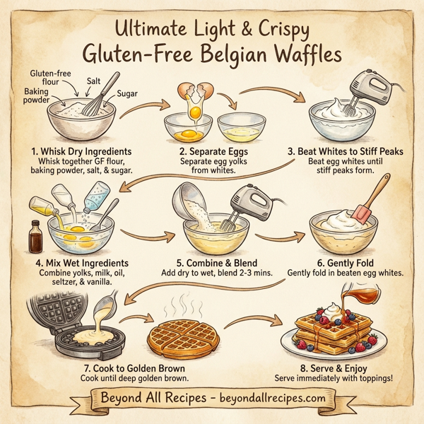Ultimate Light & Crispy Gluten-Free Belgian Waffles instructions