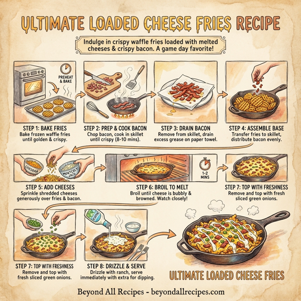 Ultimate Loaded Cheese Fries instructions