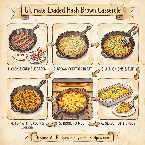 Ultimate Loaded Hash Brown Casserole instructions