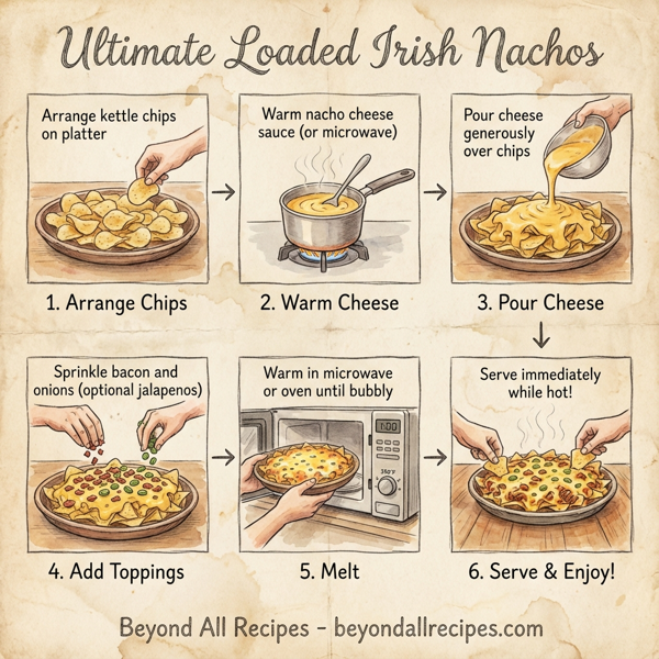 Ultimate Loaded Irish Nachos instructions