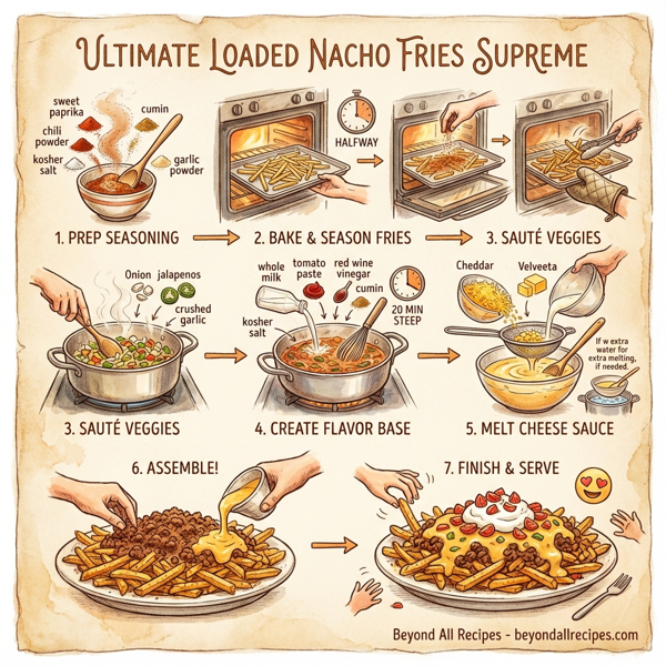 Ultimate Loaded Nacho Fries Supreme instructions