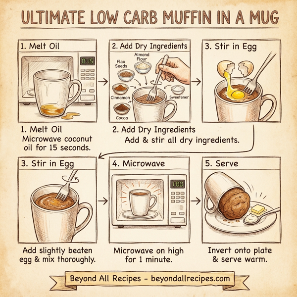 Ultimate Low Carb Muffin in a Mug instructions
