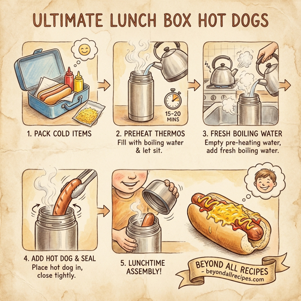 Ultimate Lunch Box Hot Dogs instructions