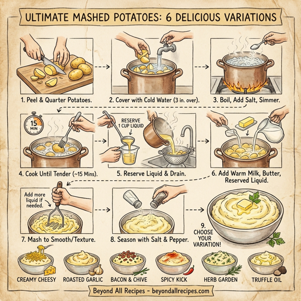 Ultimate Mashed Potatoes: 6 Delicious Variations instructions