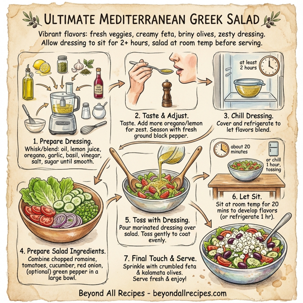 Ultimate Mediterranean Greek Salad instructions