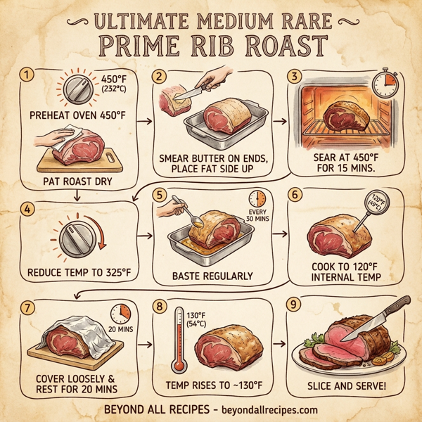 Ultimate Medium Rare Prime Rib Roast instructions