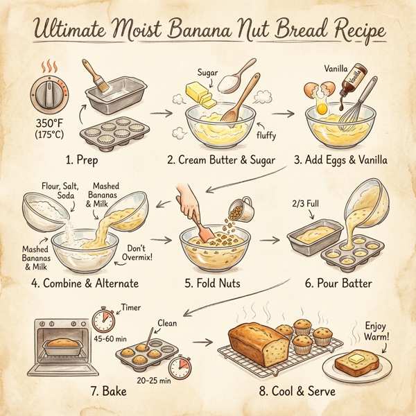 Ultimate Moist Banana Nut Bread instructions