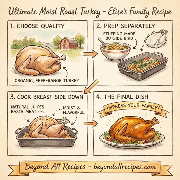 Ultimate Moist Roast Turkey - Elise's Family Recipe instructions