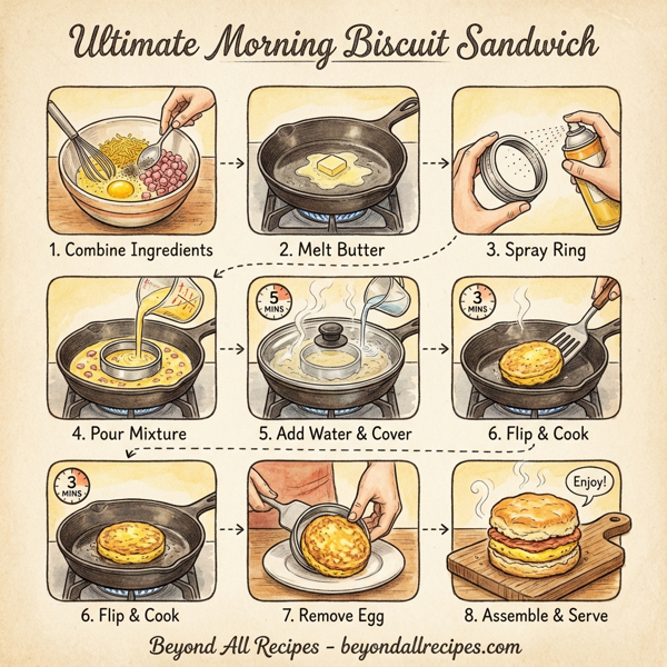 Ultimate Morning Biscuit Sandwich instructions