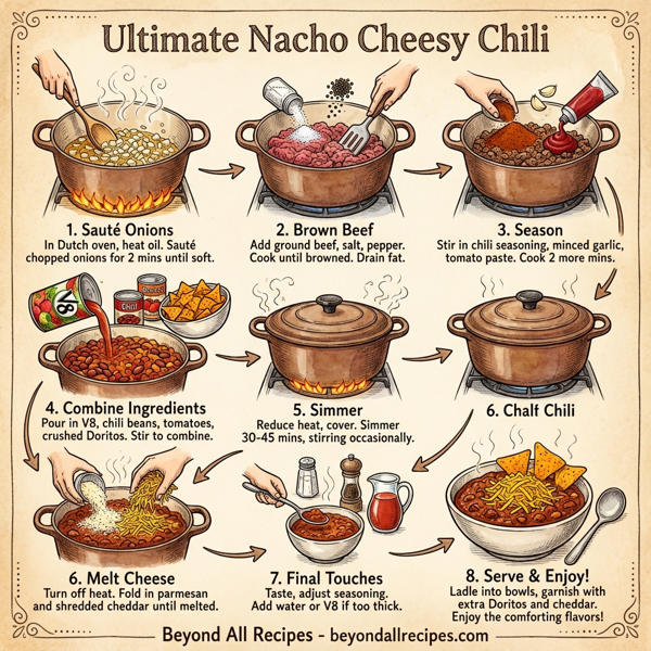 Ultimate Nacho Cheesy Chili instructions