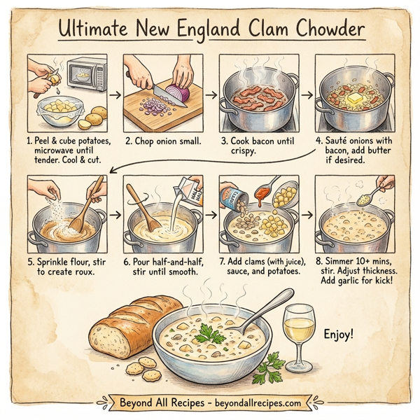 Ultimate New England Clam Chowder instructions