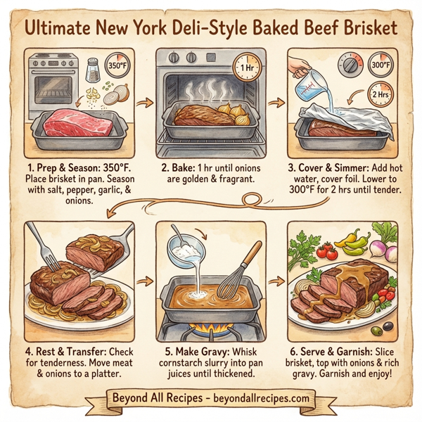Ultimate New York Deli-Style Baked Beef Brisket instructions
