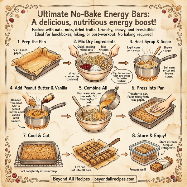 Ultimate No-Bake Energy Bars instructions