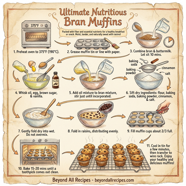 Ultimate Nutritious Bran Muffins instructions
