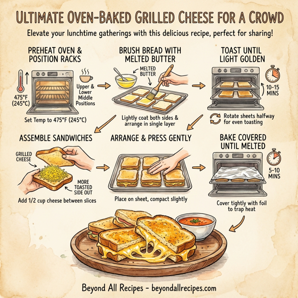 Ultimate Oven-Baked Grilled Cheese for a Crowd instructions