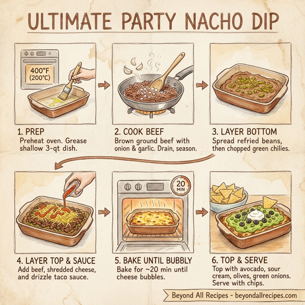 Ultimate Party Nacho Dip instructions
