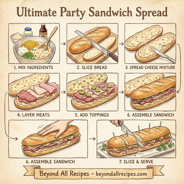 Ultimate Party Sandwich Spread instructions