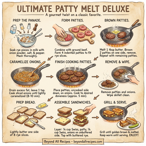 Ultimate Patty Melt Deluxe instructions