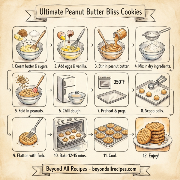Ultimate Peanut Butter Bliss Cookies instructions
