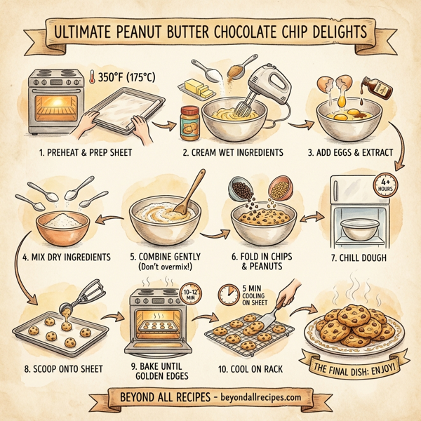 Ultimate Peanut Butter Chocolate Chip Delights instructions