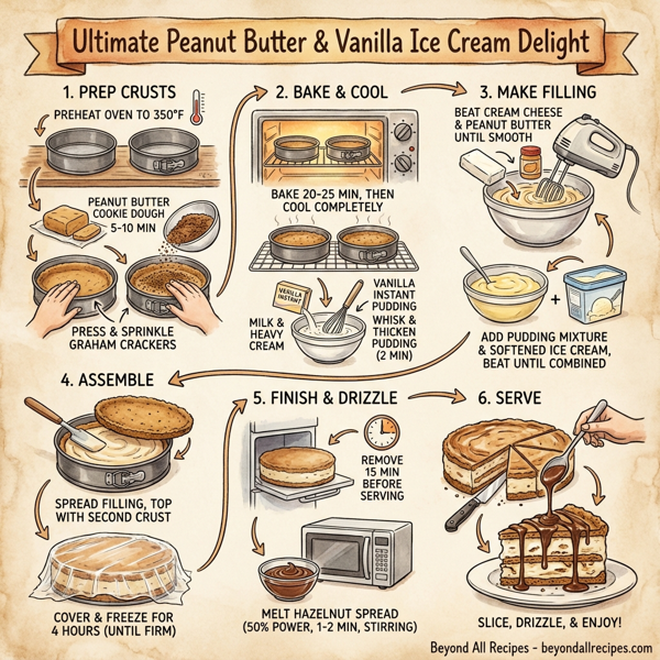 Ultimate Peanut Butter & Vanilla Ice Cream Delight instructions