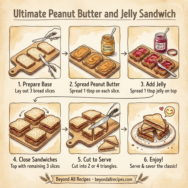 Ultimate Peanut Butter and Jelly Sandwich instructions