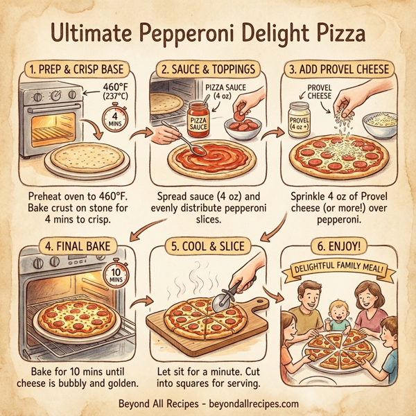 Ultimate Pepperoni Delight Pizza instructions