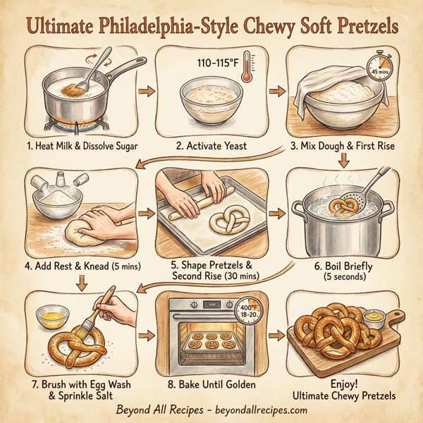 Ultimate Philadelphia-Style Chewy Soft Pretzels instructions