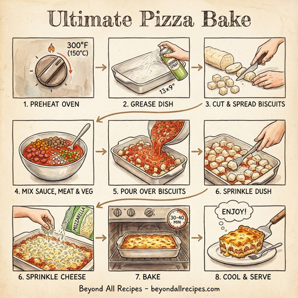 Ultimate Pizza Bake instructions